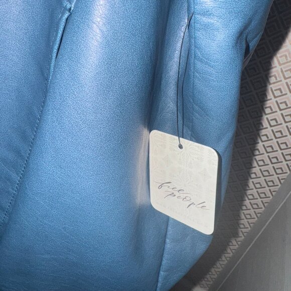 We the Free Vegan Wild Rose Vegan Leather Bomber - Picture 7 of 13